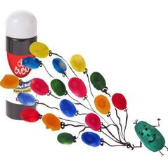 Набор для творчества BuBu PAR017 Vopsea neagră pentru pictură cu degetele, 250 ml