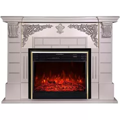 Камин электрический ArtFlame Imperial & Richi, 1110x1450x380 mm, Argintiu