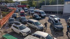 Flux majorat de vehicule la Leușeni și Sculeni în dimineața zilei