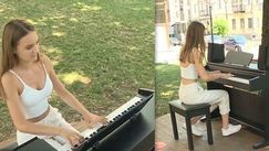 Primul pian stradal, inaugurat la Chișinău: Reacţia oamenilor
