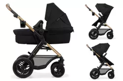 cumpără Сărucior pentru copii KinderKraft KSMOOV02BLK0000 Moov 3in1 Pure Air Black în Chișinău 