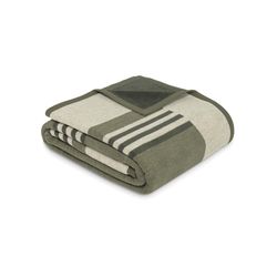 купить Домашний текстиль Ibena 1016/700 Jacquard Decke Honolulu Green/off-white в Кишинёве 