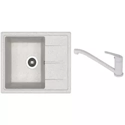 купить Мойка кухонная со смесителем Dr.Gans Nika 580 + SanDonna F 1066 gri в Кишинёве 