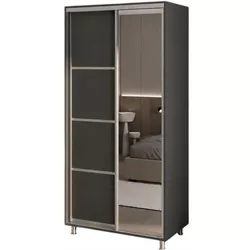 cumpără Dulap my-STYLE C10H0T03BM02-U21, 100x200, антрацит în Chișinău 