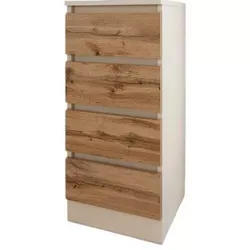 купить Комод Smartex (16018) Т1 50cm Ivory+Stejar Inchis в Кишинёве 