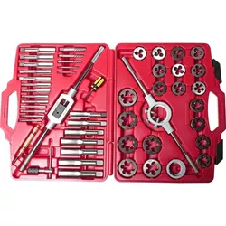 cumpără Set de unelte de mână JTC JTC-5214 метчики и плашки для восстановления резьбы (51 пред.) în Chișinău 