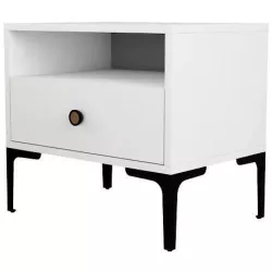 cumpără Noptieră Trendy Lizbon-535, Alb, 56x50x40cm (GTR001522) în Chișinău 