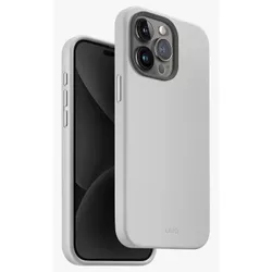 cumpără Husă pentru smartphone UNIQ iPhone 15 Pro Max Hybrid Magclik Charging Lino Hue, Grey în Chișinău 