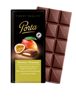 Молочный шоколад Milk Chocolate with Mango Passion Fruit flav. Filling 100g