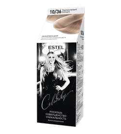 Краска для волос, ESTEL Celebrity, 125 мл., 10/36 - Перламутровый блондин