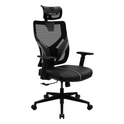 Gaming Chair ThunderX3 Yama1  Black/Black, User max load up to 150kg / height 165-180cm