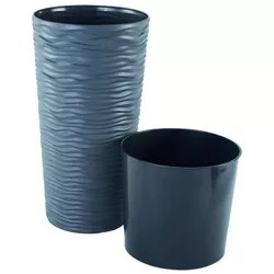 cumpără Ghiveci pentru flori Aleana 115046 Fiujin d22x41.5 cm, granit în Chișinău 