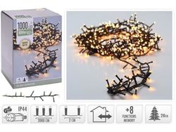Огни новогодние "Ветка" 1000LED тепл-белый, 20m, 8режимов