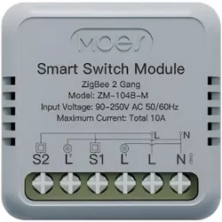 купить Выключатель электрический Moes ZM-104B-M-LT-MS в Кишинёве 