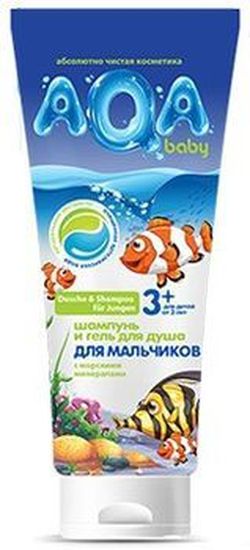 Шампунь-гель для душа для мальчиков Aqa Baby Kids 250 мл