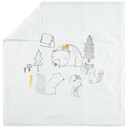 cumpără Lenjerie de pat pentru copii Premaman PCHTEO-BLA-UNQ Paturica Jersey Forest Animals, 80x80cm în Chișinău 