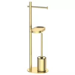 купить Ёршик для унитаза Gappo G905-3 Satin Gold в Кишинёве 
