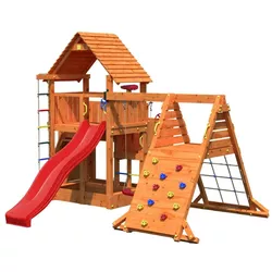 cumpără Teren de joacă Fungoo BIG LEADER SPIDER RED teak painted în Chișinău 