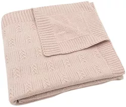 cumpără Lenjerie de pat pentru copii Jollein 516-511-67065 Paturica Grain Knit Wild Rose, 75x100cm în Chișinău 