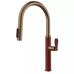 cumpără Bateria bucătărie Gessi 60934-447 Red Cherry/Coffee Bronze Br PVD în Chișinău 