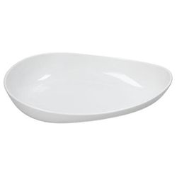 cumpără Farfurie Tognana 48767 Блюдо фарфоровое Капля 33x21cm Gourmet, белое în Chișinău 