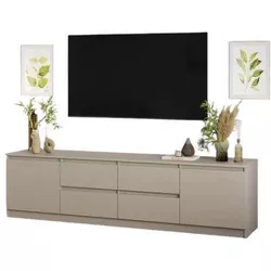cumpără Comodă TV MebelStar NEO 4S2D 200x43x53 Cashmere (MBS-1012) în Chișinău 