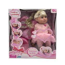 cumpără Păpușă Richi (32485) Eva 40cm cu accesorii, vorbitoare (ro) în Chișinău 