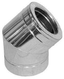 cumpără Coș de fum miscellaneous Cot inox CF 45x180/250 (304/304) VL în Chișinău 