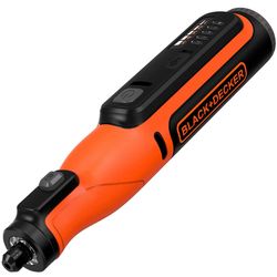 Cordless Rotary Tool Black+Decker (BCRT8IK-XJ) 7.2V Kitbox+ 53 Accesoriess, 0-29.500 rpm, USB charg