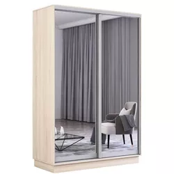 купить Шкаф Mobildor-Lux Fox uși glisante din oglinzi (130x60x240H cm) Sonoma в Кишинёве 