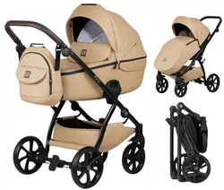 cumpără Сărucior pentru copii Tutis 2in1 UNO5+ Leather 2/1 Caramel (1402167) în Chișinău 