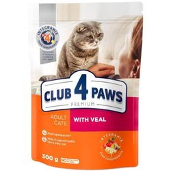 cumpără Hrană pentru animale de companie CLUB 4 PAWS 24230972 Hrană uscată Premium, pentru pisici adulte, carne de vițel, 15x300 g în Chișinău 