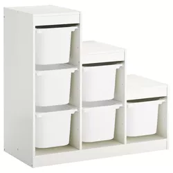 cumpără Cutie depozitare Ikea Trofast 99x44x94 White în Chișinău 