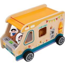 cumpără Jucărie Tooky Toy R25 /20 (72509) Mașină din lemn pentru camping TH427 în Chișinău 