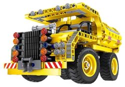 6802, XTech Bricks: 2in1, Construction Dump Truck & Plane, 361 pcs