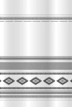 купить Занавеска для ванной Bisk 08178 TXT ETNO, alb/negru, 180x200 в Кишинёве 