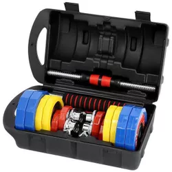 купить Гантель HMS 7441 Set gantere si bare 2x10kg SKC20 (17-59-116) в Кишинёве 