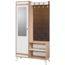 cumpără Mobilă pentru antreu Trendy Inci-220, Stejar Sonoma, 100x190x36cm (GTR005934) în Chișinău 