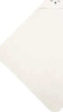 купить Аксессуар для купания Sensillo 30561 Полотенце 100x100 Bear White в Кишинёве 