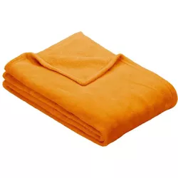cumpără Cuvertură Ibena 3640/900 Plain Fleecedecke Olbia 150x200 Yellow în Chișinău 
