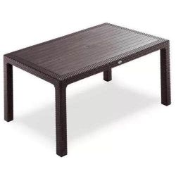 cumpără Mobilier pentru grădină Hydro S Masă Rattan, 150x90x75, Maro în Chișinău 