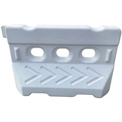 cumpără Organizarea traficului Uniplast 16301 Bariera stradala din plastic pentru dirijare trafic rutier 1280x480x800 mm (alb) în Chișinău 