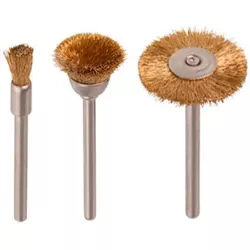 купить Набор головок, бит, насадок Wolfcraft Set de mini-perii din sarma de alama 2740000 в Кишинёве 