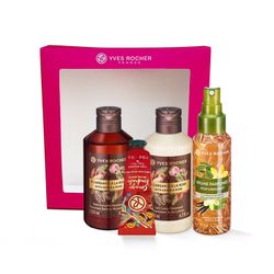 LES PLAISIRS NATURE - Set îngrijirea corpului Argan & Trandafir Bio din Maroc