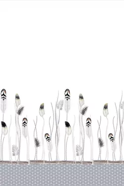 купить Занавеска для ванной Bisk 05590 TXT DRAFT alb, 180x200 в Кишинёве 