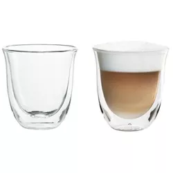 купить Стакан DeLonghi DLSC311 SET 2 Glasses Cappuccino 190ml в Кишинёве 
