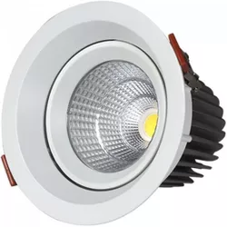 купить Освещение для помещений LED Market Downlight COB 30W, 6000K, LM-S1005A, White в Кишинёве 