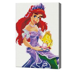 Русалочка Ариэль, 20х30 см, алмазная мозаика