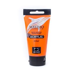 Vopsea acrilică Malevich Matisso, portocaliu, 60 ml