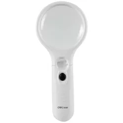 купить Лупа Deli DLE9099 Pro 75mm/2.5x, cu iluminare, blister в Кишинёве 